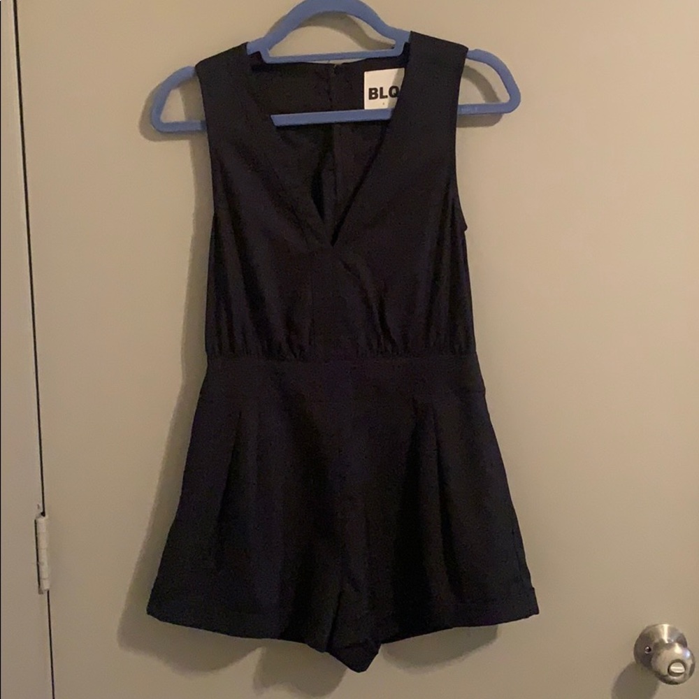 Navy romper